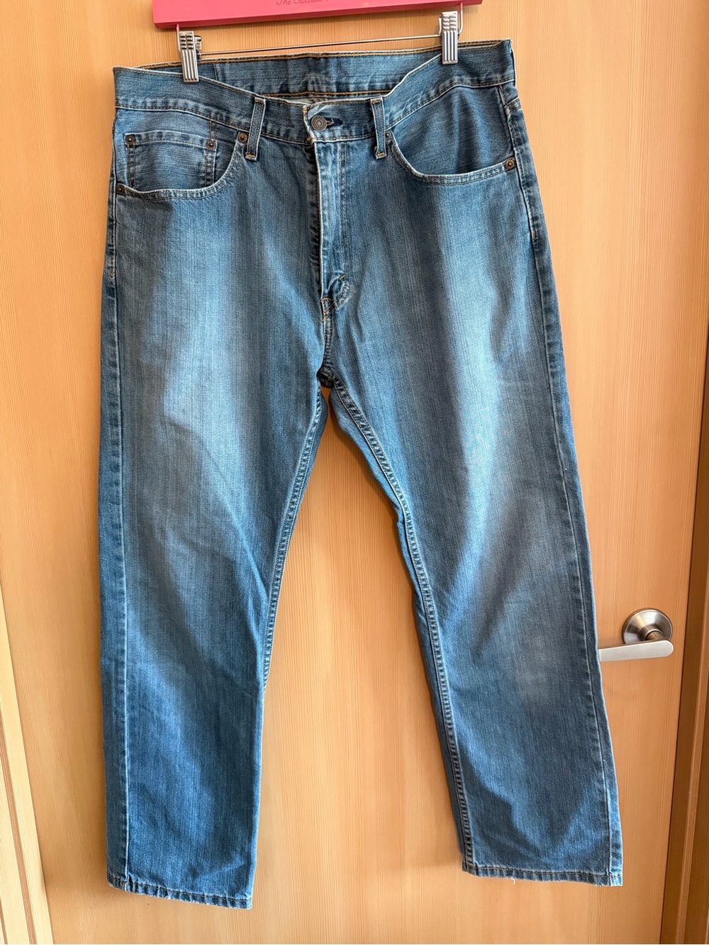 Levi's Men's Light Blue Straight Jeans